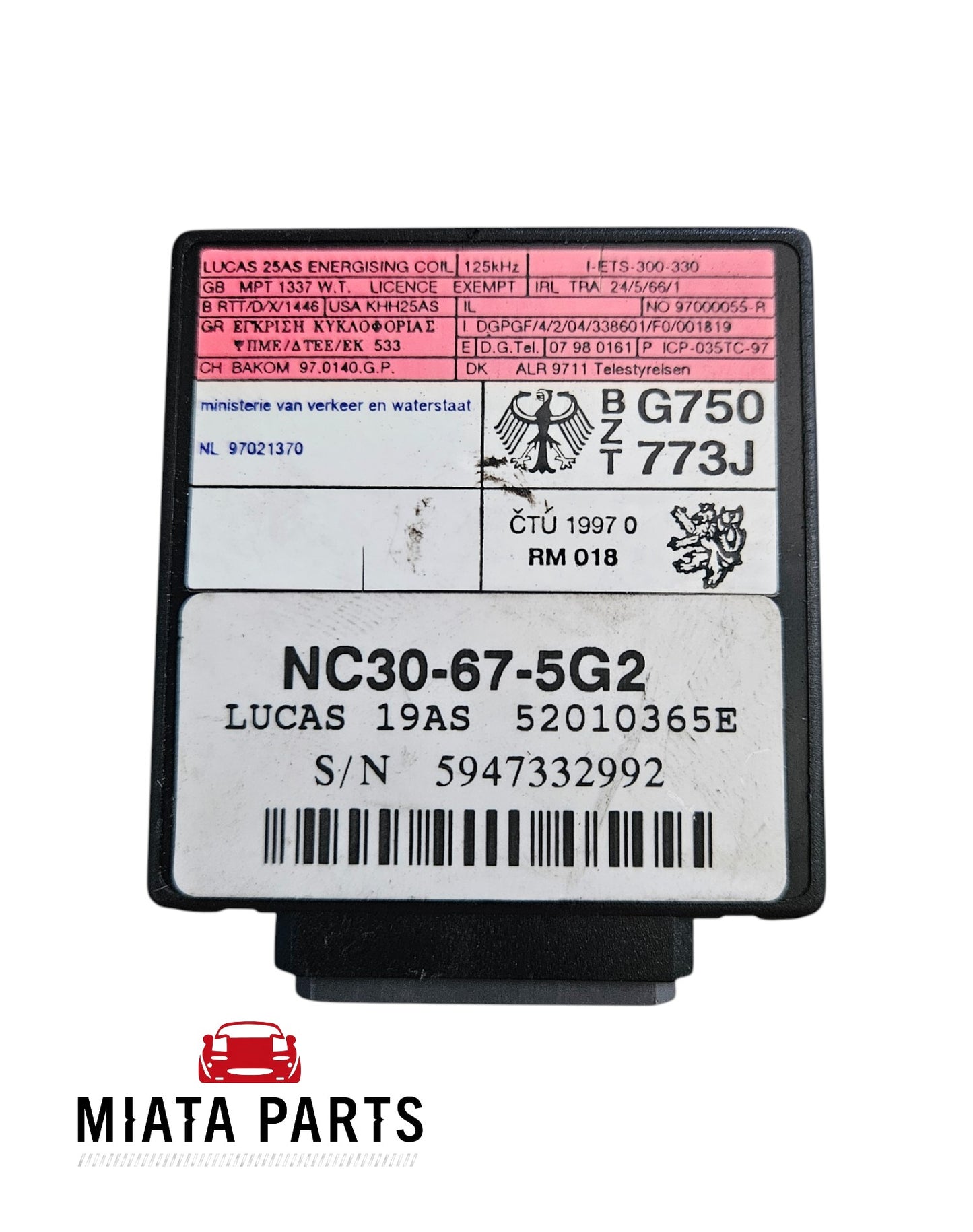 MX5 NB Immobiliser Control Unit Relay (Used)