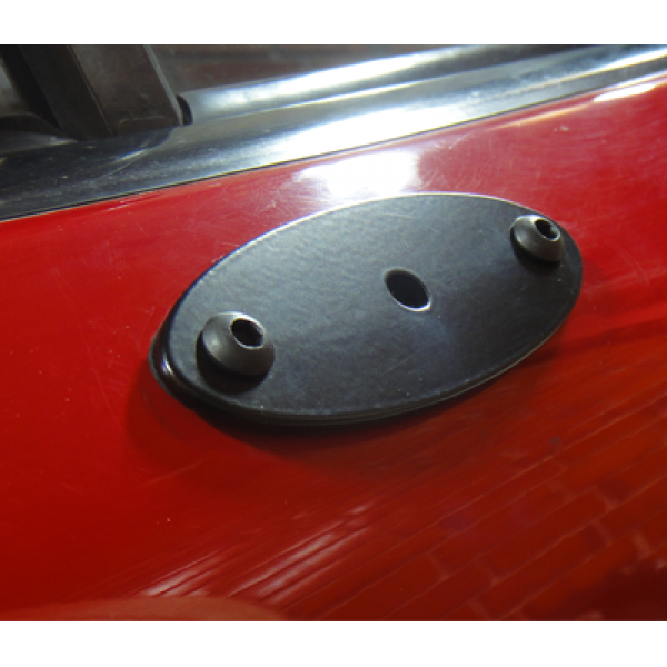 MX5 NA/NB Side Mirror Mounts, Black, 7mm Mounting Hole - Jass Performance