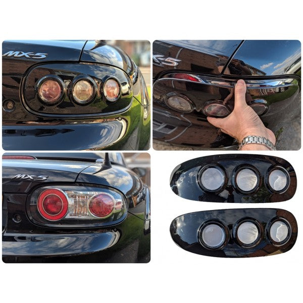 MX5 NC1 Classic Style Rear Light Covers - Jass Performance