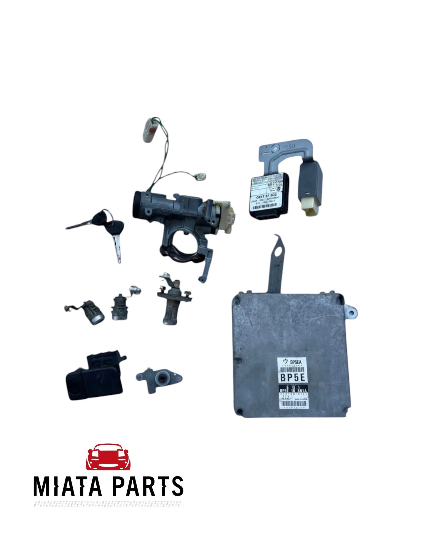 MX5 NB BP5E ECU Lock Set Incl Immobiliser (Used)