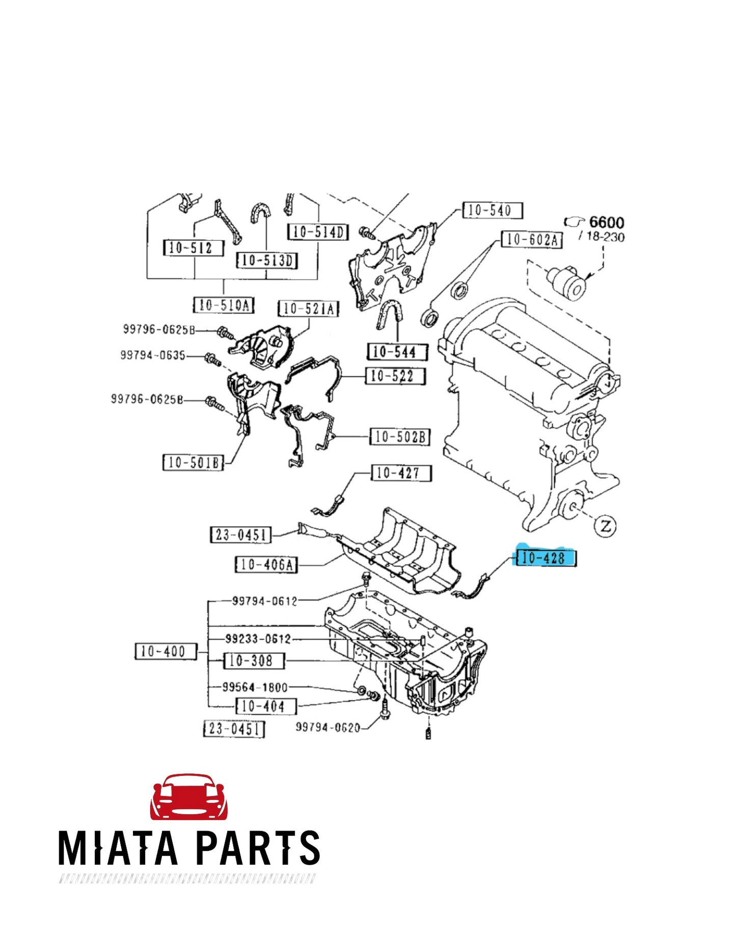 MX5 NA/NB Sump End Seal Pair (New) (Aftermarket)