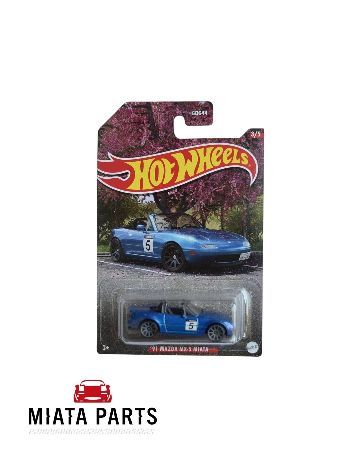Hotwheels '91 Miata Blue Limited Edition