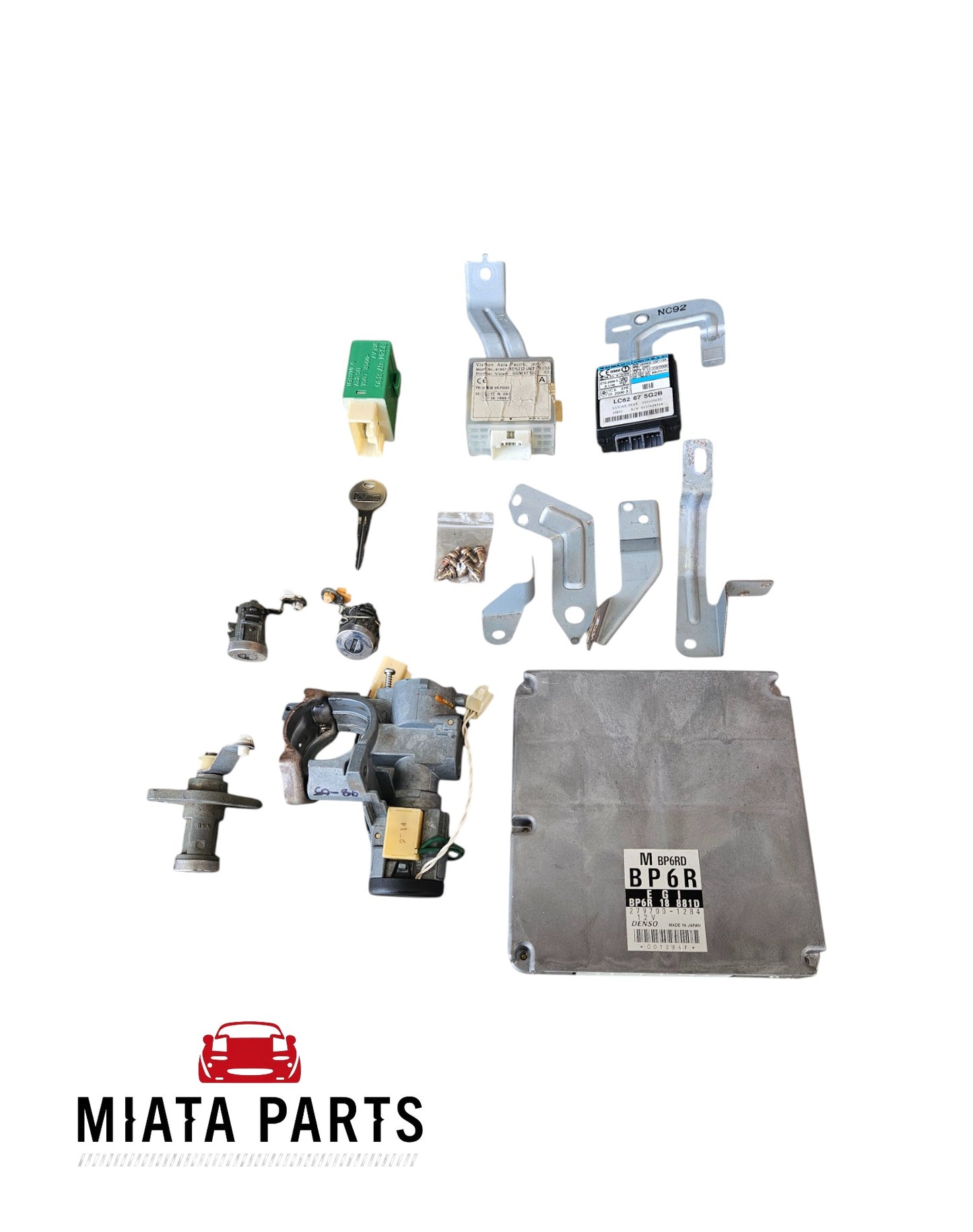 MX5 NB BP6R ECU Lock Set Incl Immobiliser (Used)