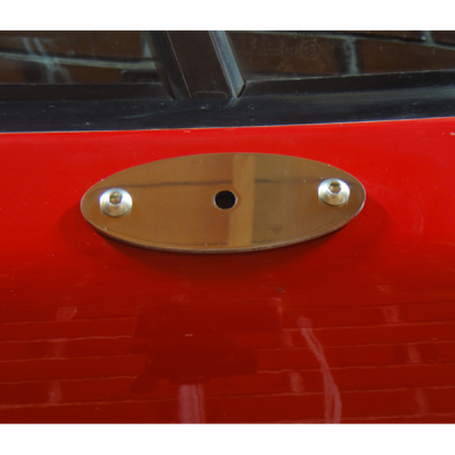 MX5 NA/NB Side Mirror Mounts, Polished Stainless Steel, 7mm Mounting Hole - Jass Performance
