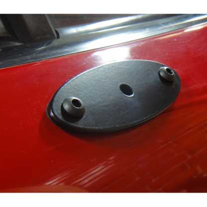 MX5 NA/NB Side Mirror Mounts, Black, 7mm Mounting Hole - Jass Performance
