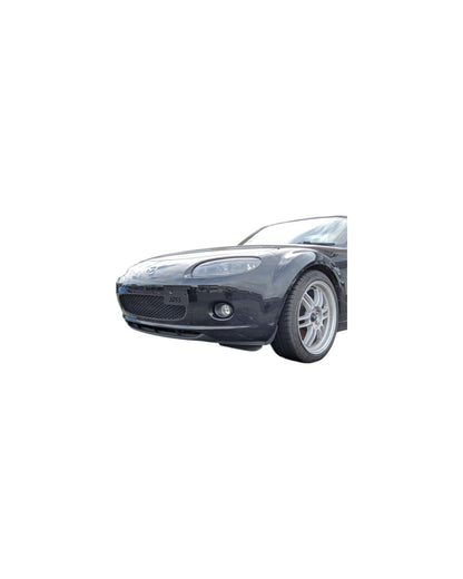 MX5 NC Offset License Plate Bracket, Alu, Black - Jass Performance