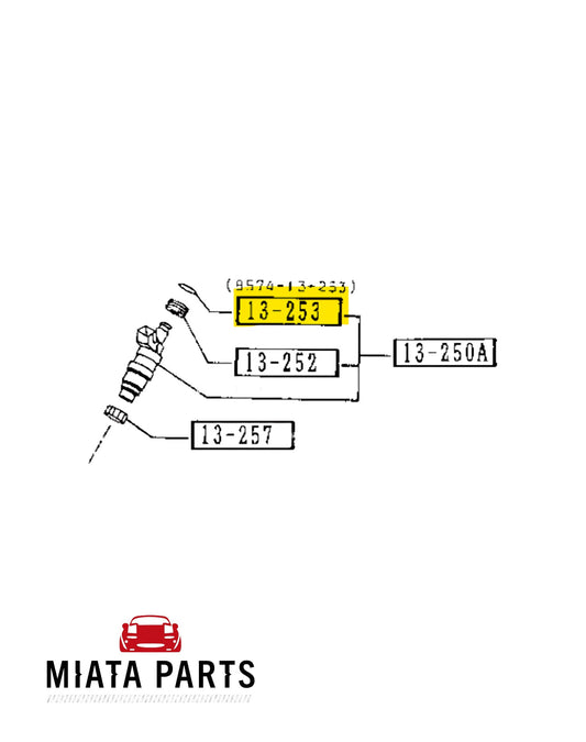 MX5 NA/NB Fuel Injector Top O-Ring