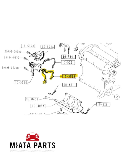 MX5 NA/NB Timing Belt Cover #2 Gasket (New) (Genuine)