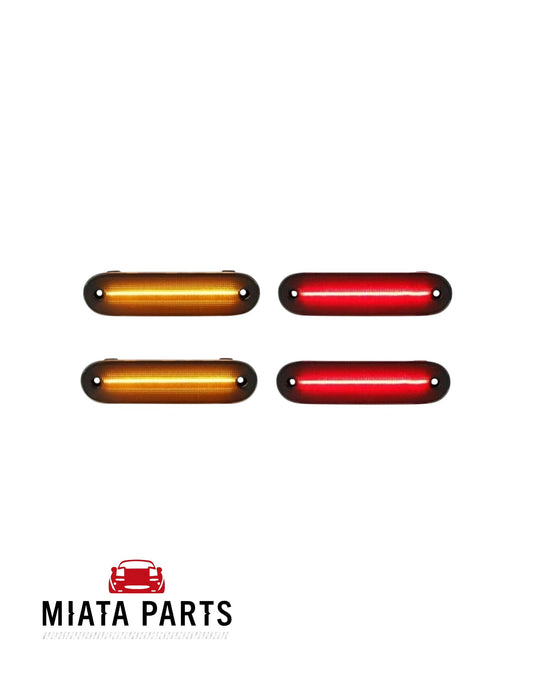 MX5 LED Smoked Bumper Reflectors (New) (Aftermarket)