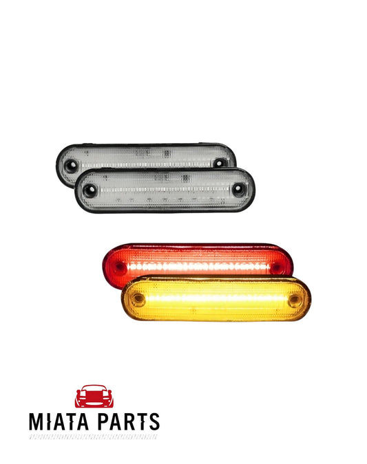 MX5 LED Clear Bumper Reflectors