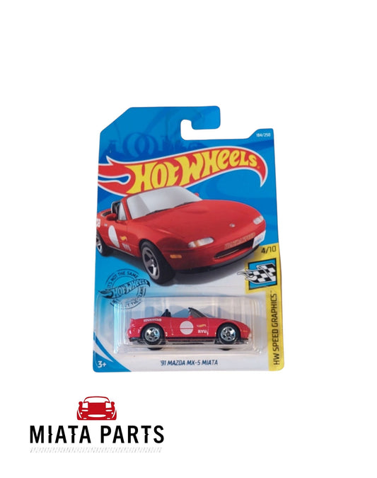 Hotwheels '91 Miata Red
