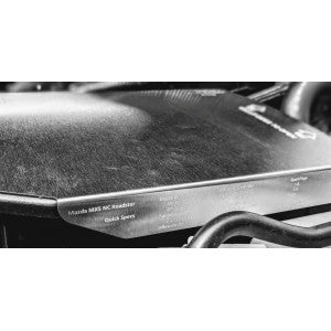 MX5 NC Stainless Engraved Battery Cover - Jass Performance