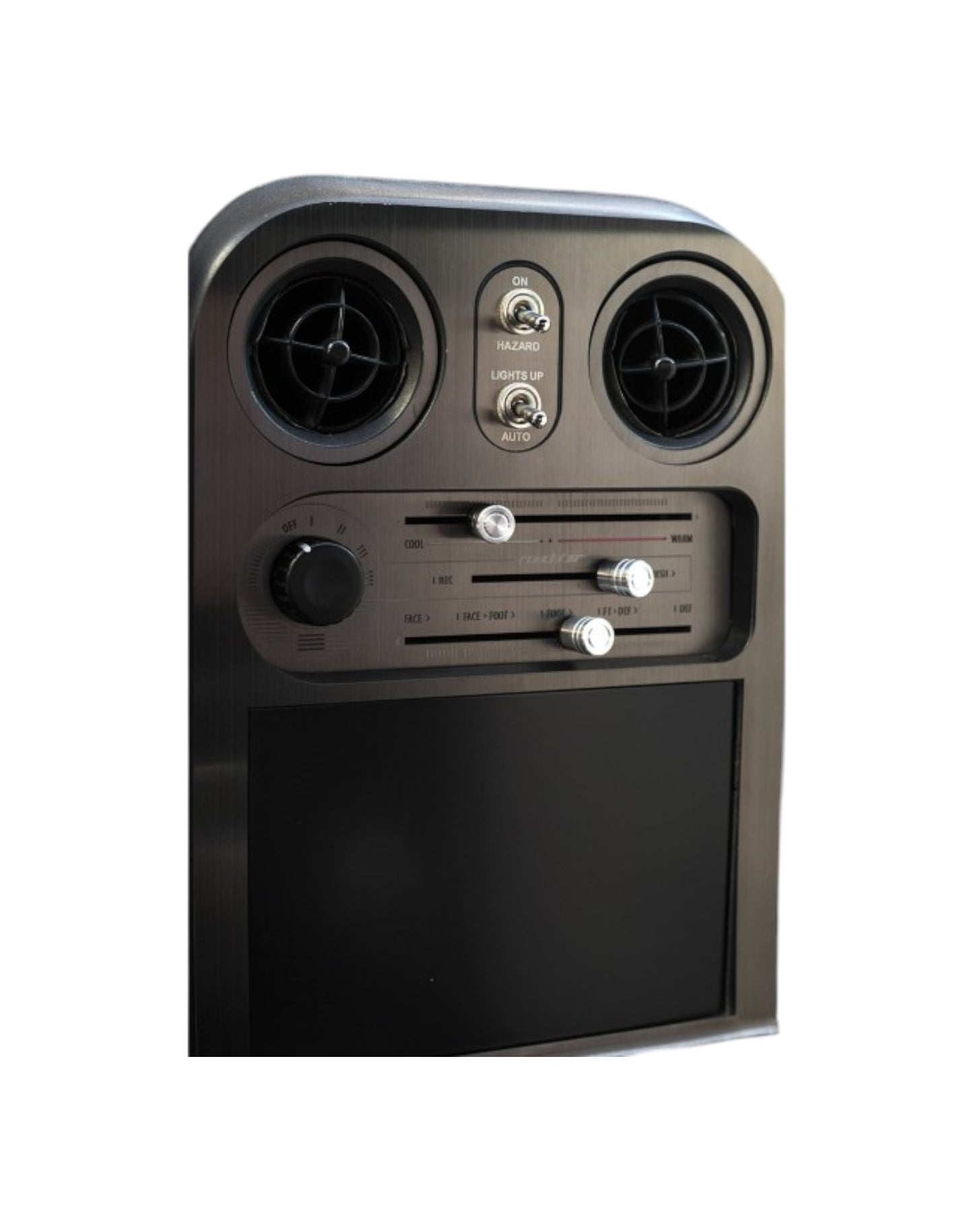 MX5 NA Black Brushed Stainless Steel Tombstone Cover - Jass Performance