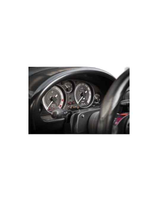 MX5 NA Classic Black Brushed Stainless Steel Gauge Faces - Jass Performance