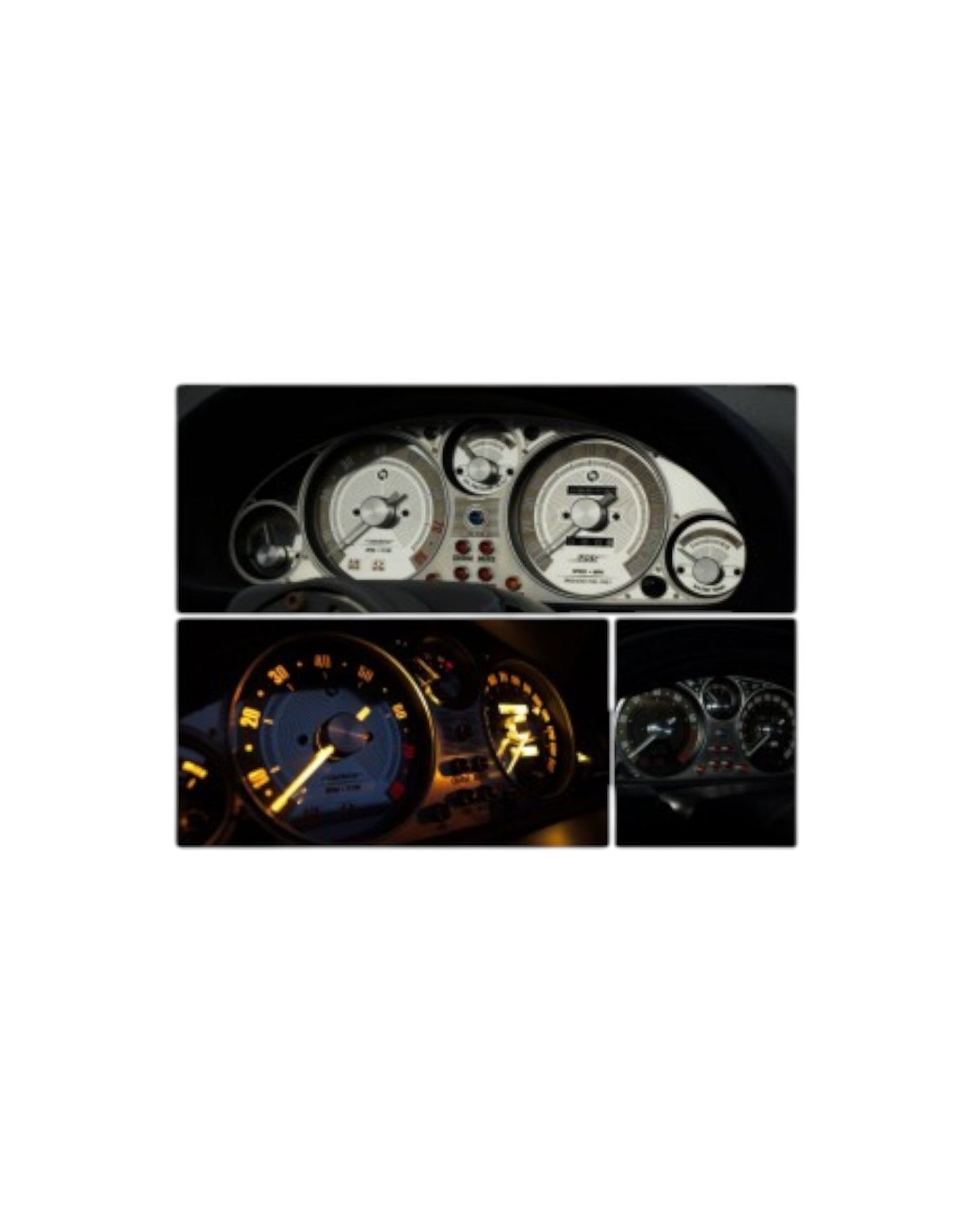 MX5 NA/MK1 Classic Stainless Steel Gauge Faces - Jass Performance