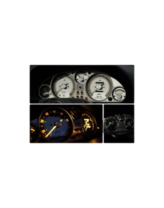 MX5 NA/MK1 Classic Stainless Steel Gauge Faces - Jass Performance