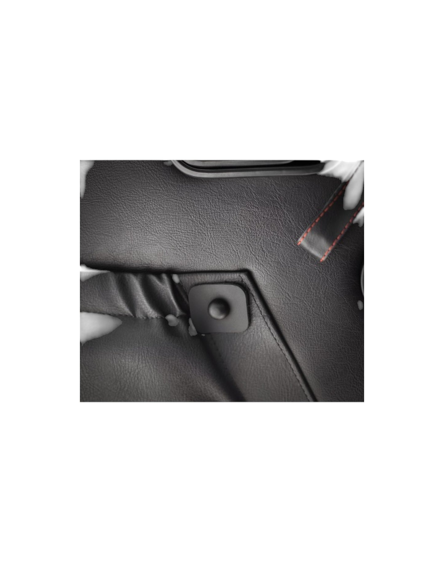 MX5 NA Door Handle Blanks (For "Armrest" Door Handles), Real Leather - Jass Performance