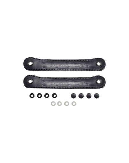 MX5 NA Door Pulls, Real Leather "Roadster" Embossing Stitched Design - Jass Performance