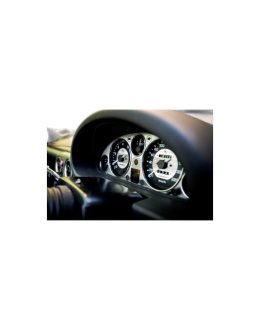 MX5 NA Instrument Cluster Bezel, Engraved, Stainless Steel - Jass Performance