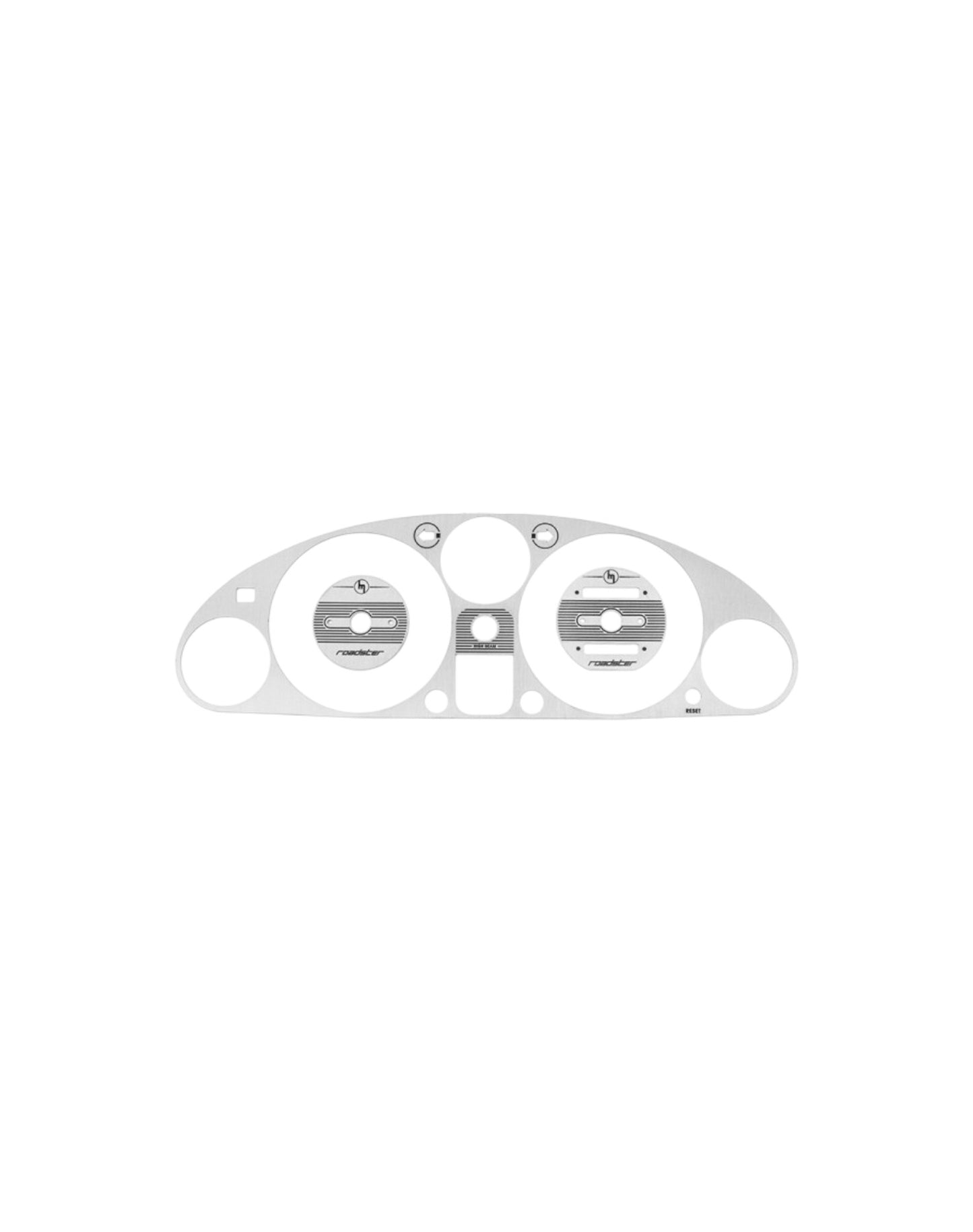 MX5 NA Instrument Cluster Bezel, Engraved, Stainless Steel - Jass Performance