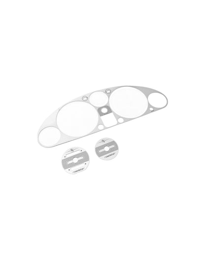 MX5 NA Instrument Cluster Bezel, Engraved, Stainless Steel - Jass Performance