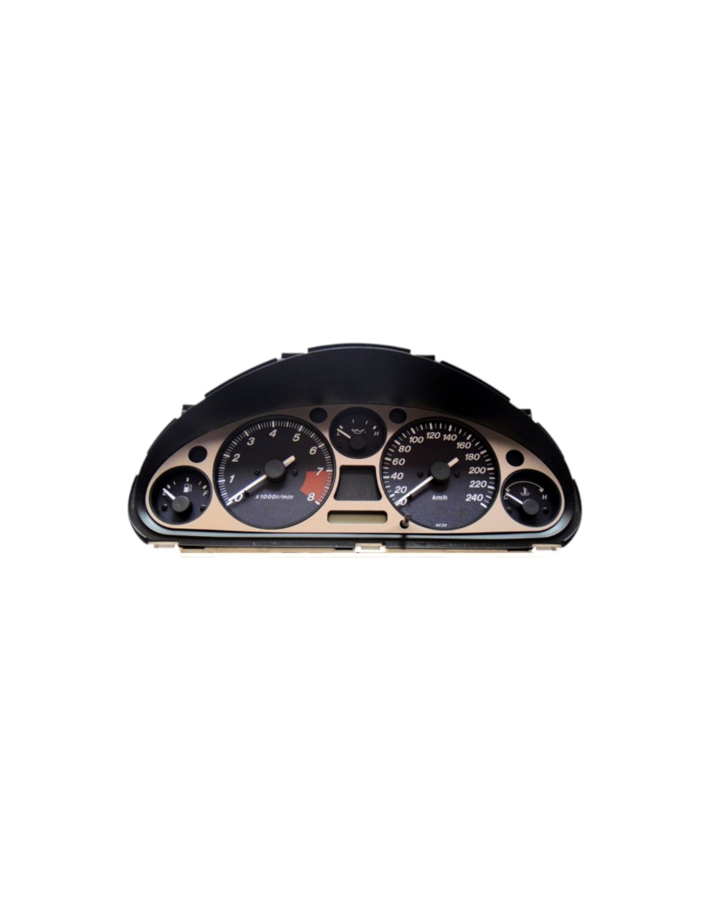 MX5 NB Instrument Cluster Bezel, Stainless Steel - Jass Performance