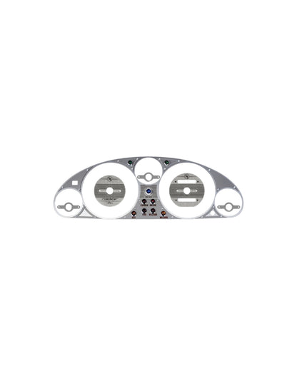 MX5 NA Instrument Cluster Bezel, Vintage Style, Bi-Layer, Stainless Steel - Jass Performance