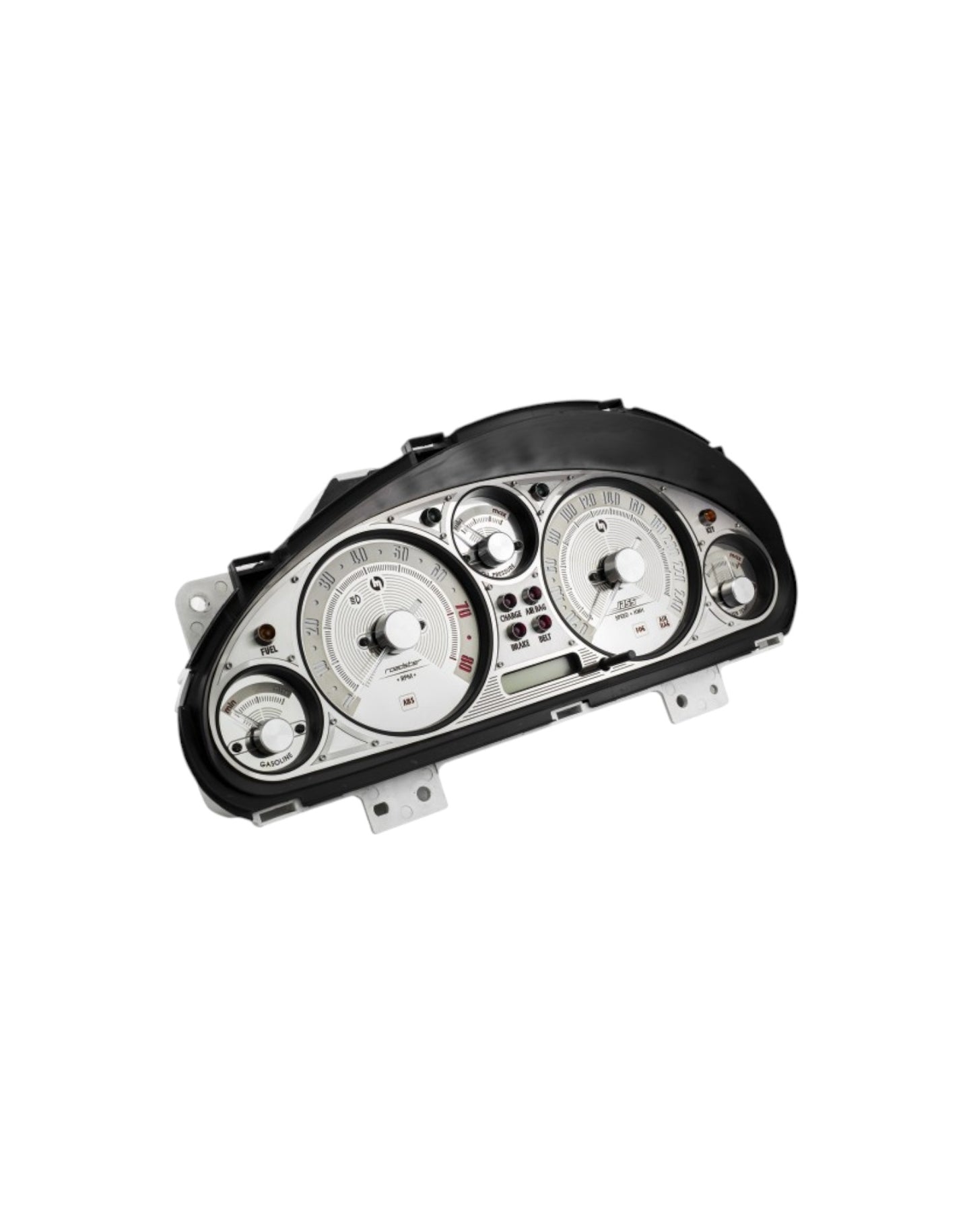 MX5 NB Instrument Cluster Bezel, Vintage Style, Bi-Layer, Stainless Steel - Jass Performance