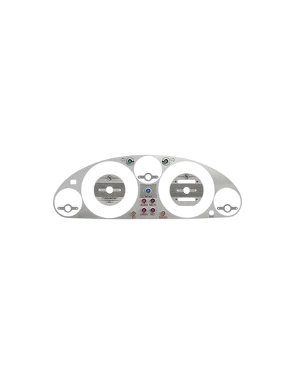 MX5 NA Instrument Cluster Bezel, Vintage Style, Stainless Steel - Jass Performance
