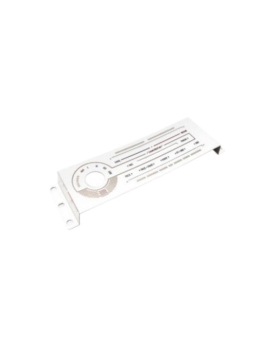 MX5 NA Labeled Brushed Stainless Heater Panel (HVAC), Backlight Colour Options Jass Performance