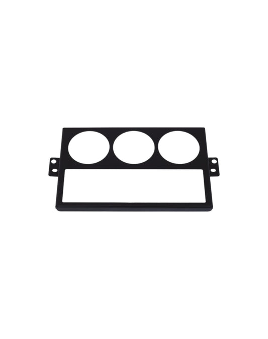 MX5 NB Stainless Radio Cage With 3x52mm Gauge Cut Outs - Jass Performance
