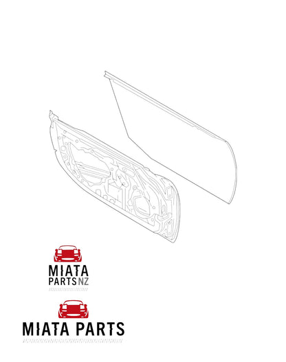 MX5 ND Door Shell (New) (Genuine)