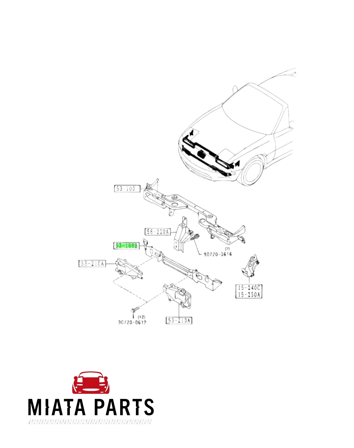 MX5 NA Front Crossmember