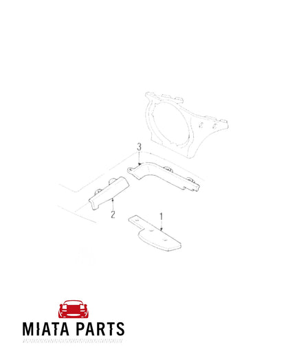 MX5 NA Headlight Protector Flap (Aftermarket)