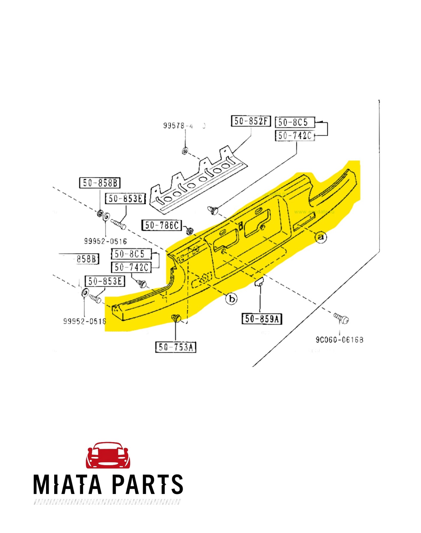 MX5 NA Rear Garnish Panel