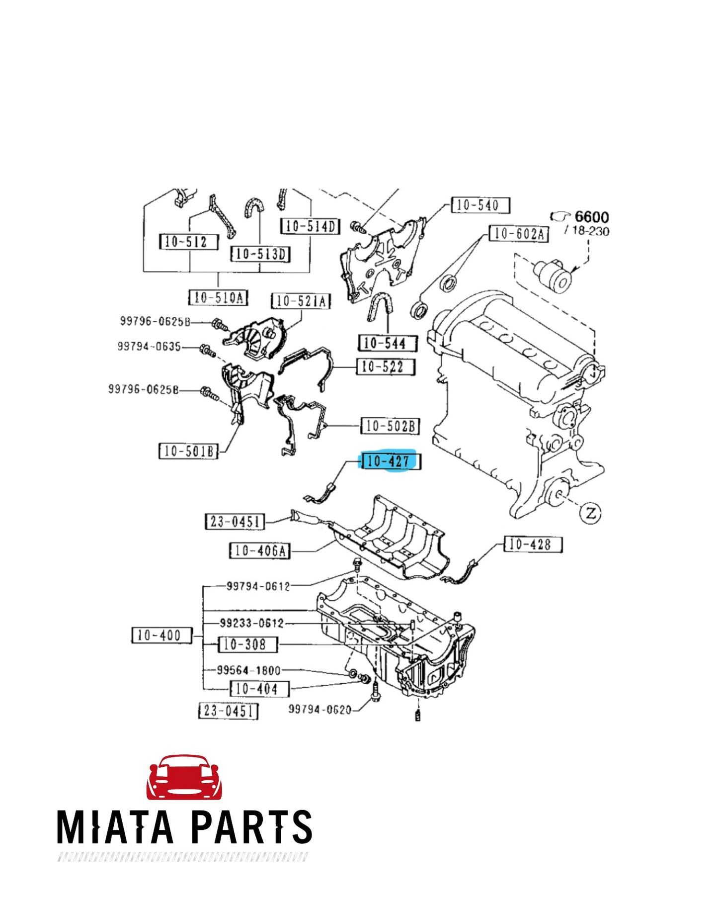 MX5 NA/NB Sump End Seal Pair (New) (Aftermarket)