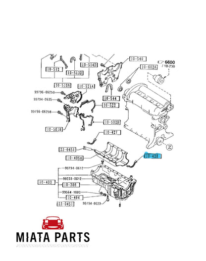 MX5 NA/NB Sump End Seal Pair (New) (Aftermarket)
