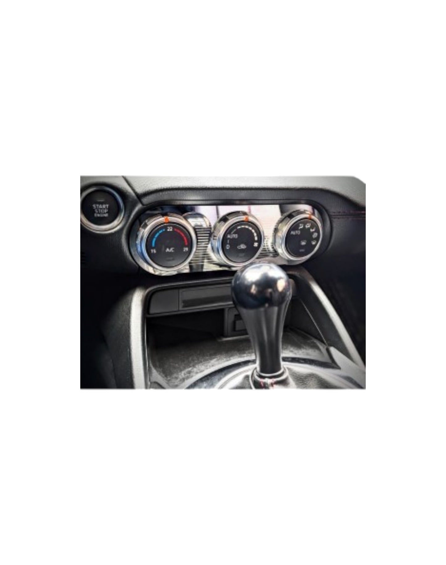 MX5 ND Heater Panel Cover (HVAC), Stainless Steel - Jass Performance