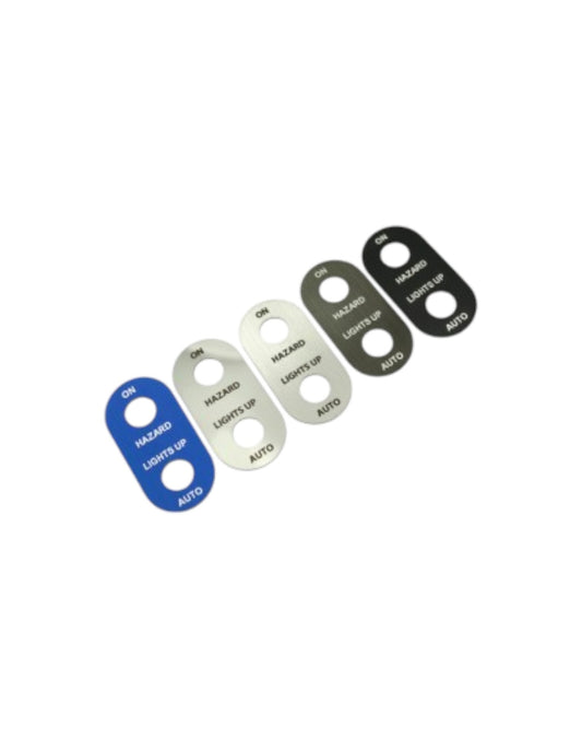 MX5 NA Popup & Hazard Switch Face Plate Only - Jass Performance