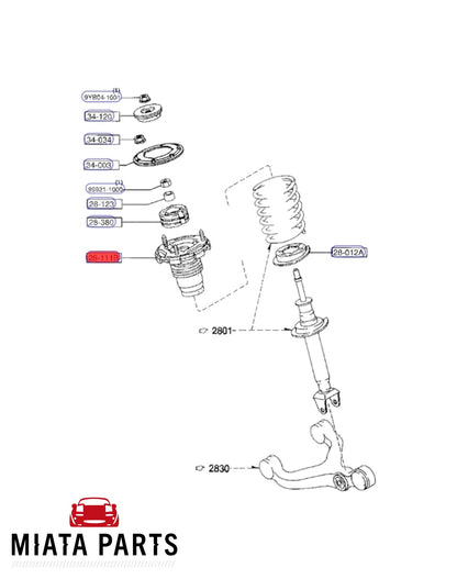 RX7 FD Rear Bump Stop (New) (Genuine)