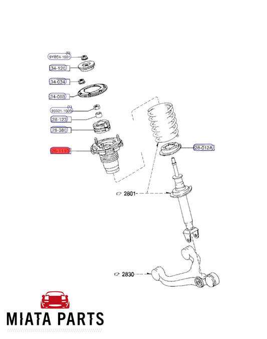 RX7 FD Rear Bump Stop (New) (Genuine)