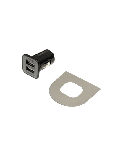 MX5 NA Stainless Button Bezels + USB Lighter Charger - Jass Performance