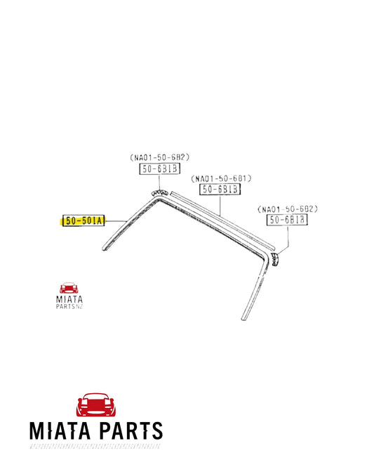 MX5 NB Windshield Install Rubber Seal (Used)