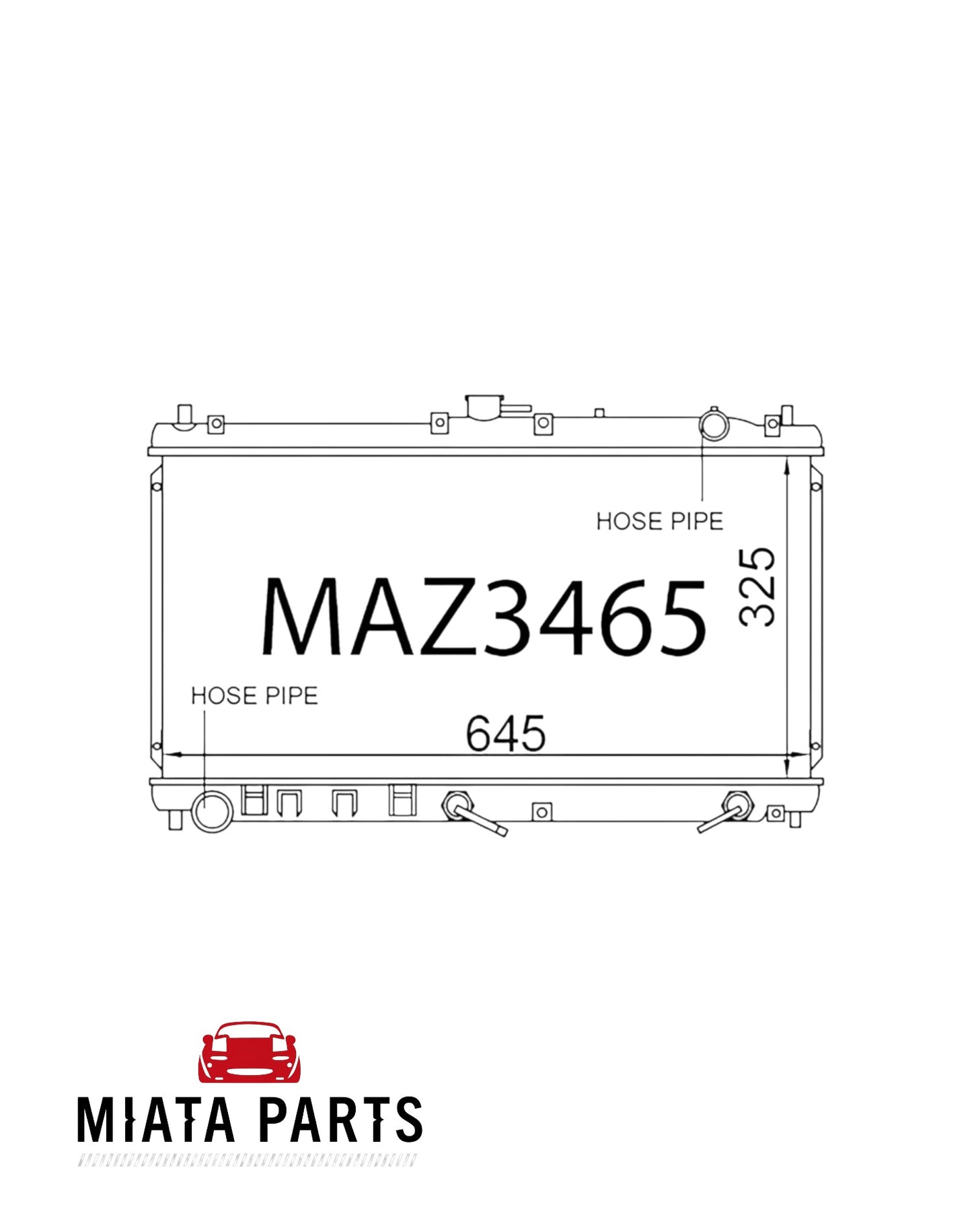 MX5 NB Fenix Plastic Radiator (New)