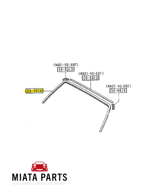 MX5 NA Windshield Install Rubber Seal (New) (Genuine)