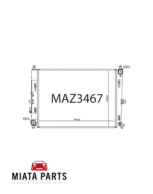 MX5 ND Fenix Plastic Radiator (New)
