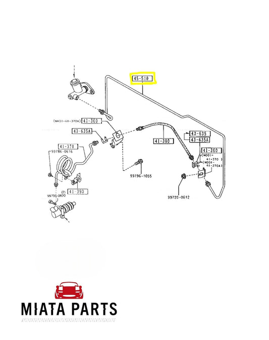MX5 NA Clutch Master to Soft Line (Used)