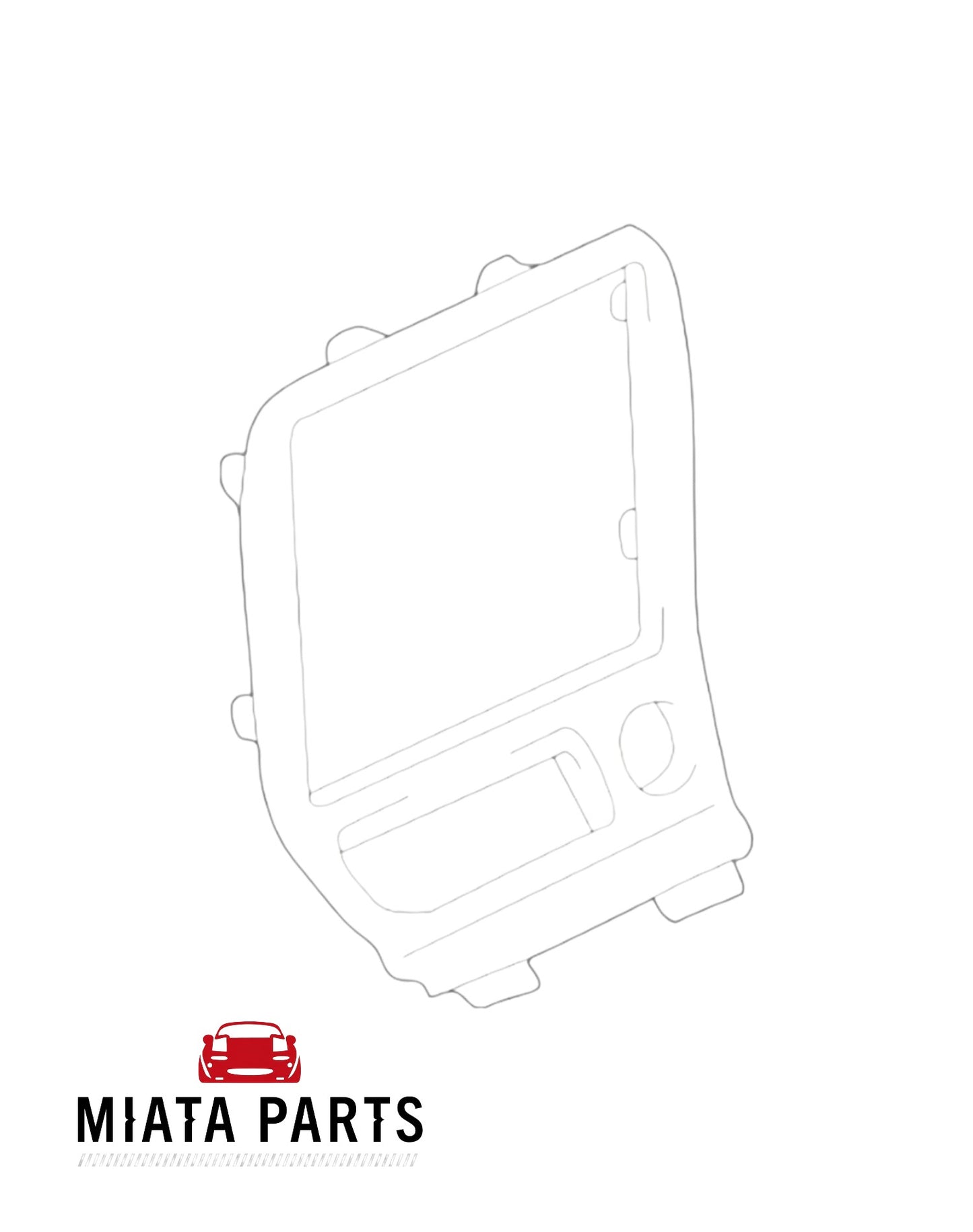 MX5 NB Radio Surround Trim (New) (Genuine)